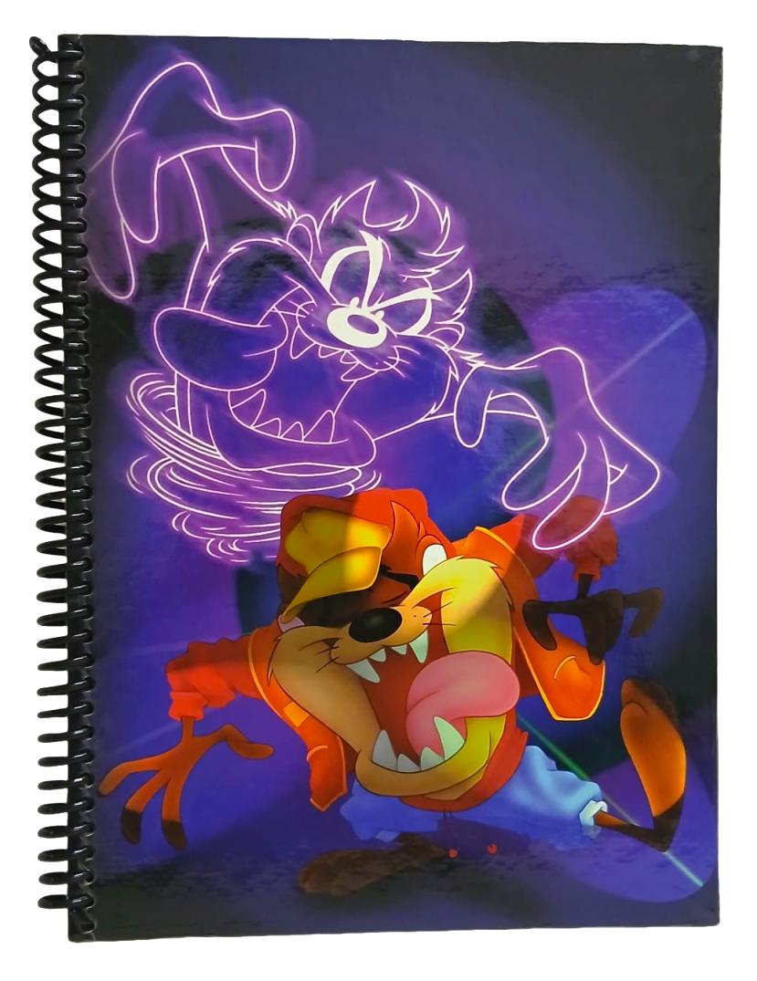 CADERNO C.D.1X1 LONNEY TUNES BLACK